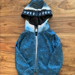 Hurley zip up shark hoodie